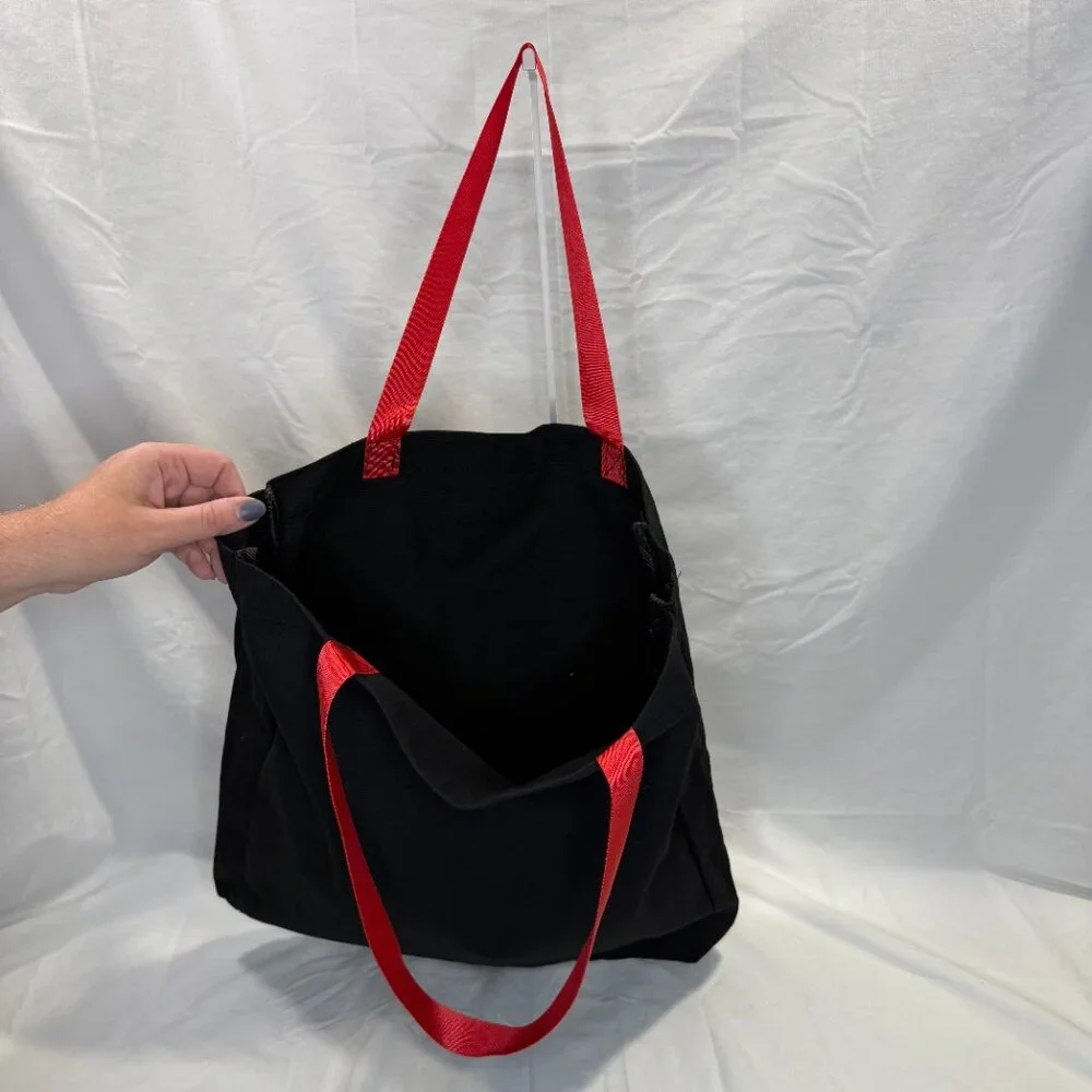 Bundle Pride Black/Red Tote & Rainbow Crochet Crossbody with Fringe, The Sak - Picture 4 of 15